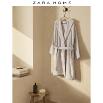  Zara Home Cotton casual home wear Hooded bathrobe Cloak yukata Men and women 43590014808