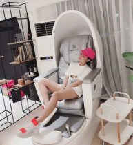 Space capsule electric foot massage sofa can lie massage multifunctional egg shell with basin foot wash spa egg type