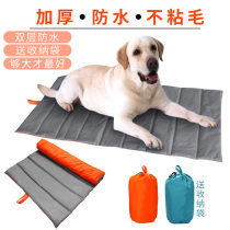 Pet car mat anti-urine floor mat waterproof and easy to clean dog mat bite-resistant golden fur four seasons universal rear seat cushion