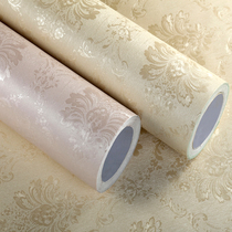 Thick self-adhesive wallpaper waterproof and moisture-proof self-adhesive wallpaper warm living room bedroom scrubbed decorative background wall stickers