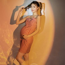 2022 Little Fresher Pregnant Woman Photos of the True Theme Costume Minimalist Ensemble Individuality Fashion Gestation art Regent Apparel