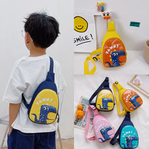 2021 summer new children's bag cute dinosaur mini chest bag foreign style messenger bag baby boys and girls coin purse
