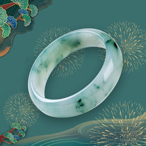 Liu Rui jewelry jade female jade natural glutinous seed bracelet Jade bracelet Fat round princess violet bracelet accessories