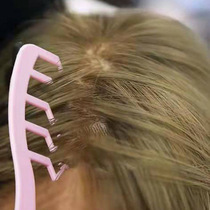 Japanese z-shaped hair seam comb artifact banghai hair styling comb big creative curly hair pink z portable hair seam disappear comb