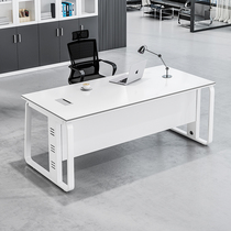 Manager desk boss single table and chair combination supervisor White computer minimalist modern office Table Furniture