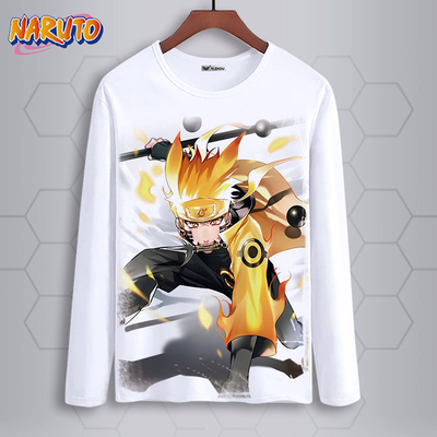 taobao agent Naruto, clothing, autumn T-shirt, long sleeve