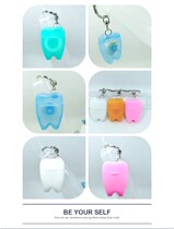 Fenghe 10-15 m keychain logo custom portable floss mint flavor ultra-fine micro wax 60920 gift