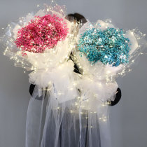 ins Net red light luxury starry dried flower bouquet Natural real flowers air-dried eternal flowers send girlfriend best friend hand bouquet