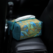 Spring Clay Vehicular tea Doug cloth art paper towel set of paper bags cotton linen paper towel paper towels paper towels tissue bag ancient picture paper towel box