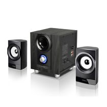 ENKOR E700B multimedia active Audio 2 1 subwoofer desktop notebook combination wooden speaker