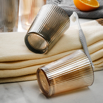 Nordic ins style couple mouthwash cup glass glass cup hotel B & B home stay wash cup toothbrush cup with tray set