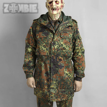 Zombie Legion German Army Army Edition Original outdoor clump-spotted camouflage uniform Parka Parka windbreak coat