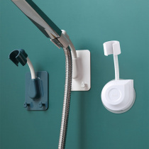 Bathroom shower accessories shower bracket fixing seat lotus base non-perforated hanging shower head nozzle suction cup J