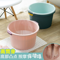 Home Soak feet barrel Garage High over calf Plastic footbath Massage Thick Foot Bath Thever Insulation Health Care Big Deep Barrel