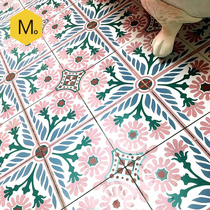  Nordic retro tiles Kitchen bathroom floor Pink floor tiles Non-slip balcony tiles Antique tiles Wall tiles 300