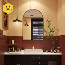 At the end of the family retro red-tailed sunflower toilet toilet toilet tile French balcony kitchen wall tile