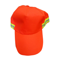 Sanitation hat Reflective sanitation cleaning hat Orange and red reflective hat Sanitation cleaning reflective clothing hat matching