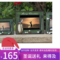 Golf competition creative craft commemorative gift birthday gift decoration prize ornaments pendant photo frame