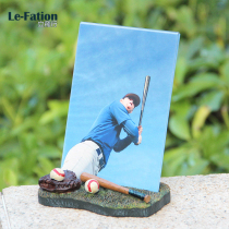 Baseball softball creative personality custom three-dimensional relief photo frame decoration decoration game commemorative gift Birthday gift