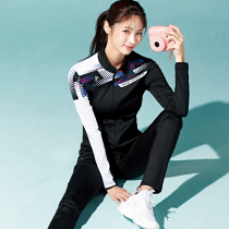 Korean PGNC badminton uniform womens suit spring and autumn new jacket mens running fast dry male and female couple sports coat