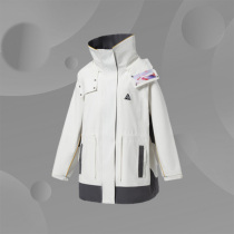 Li Ning woman even cap windproof anti-splashing water monolayer submachine clothing fitness sports jacket windcoat AEMR002