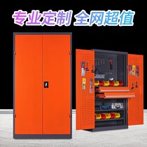  Heavy tool cabinet workshop hardware storage box Factory customized double door thickened drawer storage tool cart cart