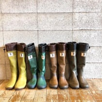 FREE STORE Japanese original Wild Bird Society vintage long tube rubber rain boots
