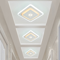 Creative aisle lights simple modern porch entrance hall balcony ceiling light square LED Nordic corridor lamps