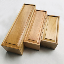  Camphor wood hand roll box Solid wood box insect-proof and moth-proof collection box Calligraphy and painting storage pull-out box Rectangular packaging box