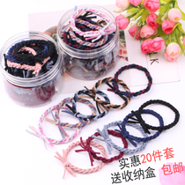 Hair rope Korean simple leather band ins Net red Moren line thick pony tail head rope female temperament Korean elegant Hairband female