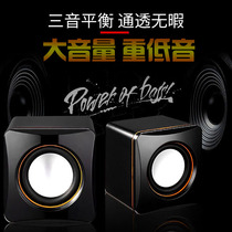 Computer small Stereo USb desktop notebook simple mini speaker pair of high volume home desktop speakers