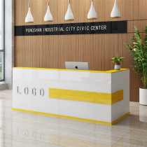 The company reception front desk clothing store cashier travel agency office counter service consultation desk manufacturer direct sales