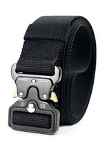 Men's casual belt buckle sports belt outdoor multifunctional quick hanging equipment quick response belt canvas belt