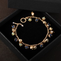 Net red shell bracelet Female niche design hand jewelry Simple personality European and American cold wind jewelry jewelry bracelet
