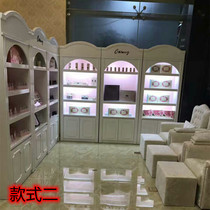 European cosmetics display cabinet beauty salon Skin Care display cabinet product shelf simple display cabinet