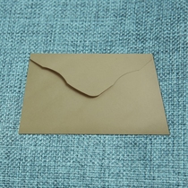 Blank wordless yellow Kraft paper Western envelope special different triangle greeting card gift paper bag stamped Diamond Seal