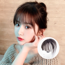 Real hair 3d French bangs wig female net red air fake bangs natural flowing sea head hair replacement incognito wig film