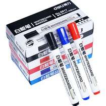 Del 6817 Whiteboard Pen Erasable Children Large Capacity Thick Black Pen Teachers Use Writing Marker