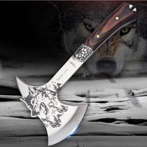 Fire axe knife breaking firewood Mountain axe Outdoor German steel axe Self-defense weapon Tactical axe large