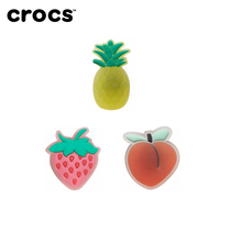 Crocs Crocs Accessories Zhibi Star Hole shoes Flowers Delicious food Transparent fruit Pineapple Peach Strawberry