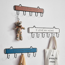 Nordic door wall decoration door wall pendant door creative wall wall hanging hole-free hook pendant