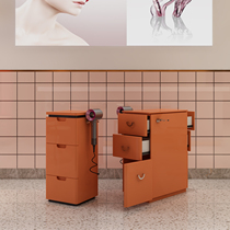 High-end barber shop tool cabinet hair salon special hairdresser tool cart hair stylist drawer storage cabinet hair cutting cabinet
