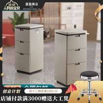 Hairdressing shop hair cutting Cabinet tool table barber shop tool cabinet hair salon special shelf hairdressing cabinet mirror table small cabinet
