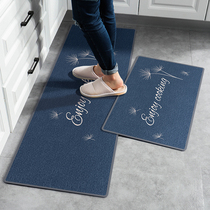  Kitchen floor mat non-slip oil-proof waterproof household free-cleaning entrance mat long mat oil-absorbing oil-absorbing carpet