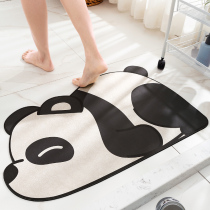 2022 Silicon Algae Mud Water Suction Upholstered Toilet Kitchen Door Floor Mat Bathroom Toilet Carpets Anti Slip Bathroom Foot Mat