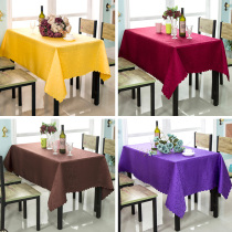 European hotel tablecloth round table tablecloth table tablecloth rectangular Restaurant Restaurant restaurant round tablecloth Square