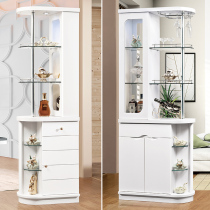 Modern door wine cabinet Shoe cabinet One simple small apartment screen Living room partition cabinet Entrance cabinet Double-sided fantasy cabinet