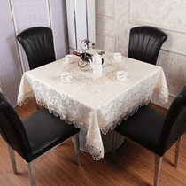 Square table tablecloth square tablecloth home square old style simple European dining table cloth eight fairy table mahjong table cover cloth