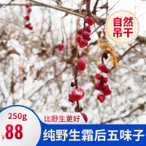 Northeast pure wild northern schisandra deep mountain after picking Frost naturally mature hanging dried oilseeds soaked in water 250g