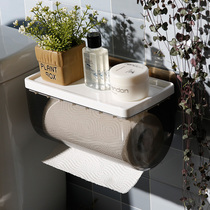 Toilet tissue box Toilet paper free perforated waterproof roll paper tube Tissue holder Toilet paper box Toilet paper shelf